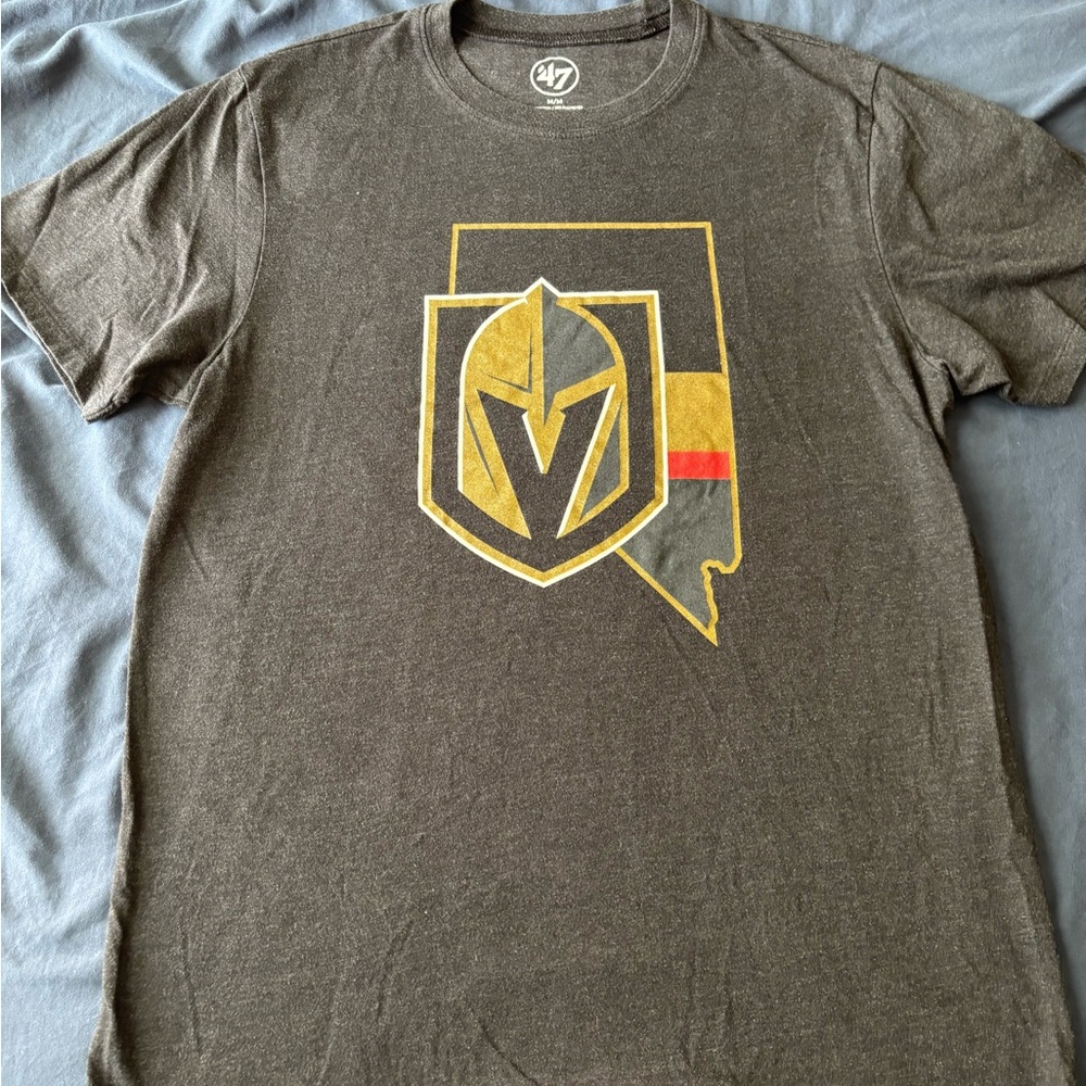 47 Black and Gold Short Sleeve Tee